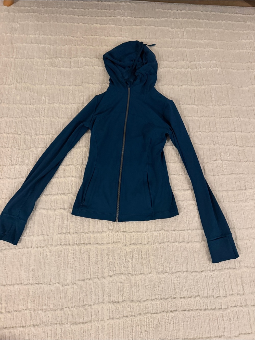 Lululemon Women's Teal Zip-Up Hoodie Jacket